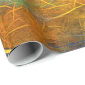 Fraktal Blitze (Sturmflame) Geschenkpapier (Rolleneckpunkt)