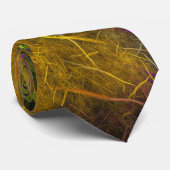 Fraktal Blitze (Sturmflame) Krawatte (Gerollt)