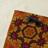 Fraktal blühen im Herbst Strandtuch (Beispiel)