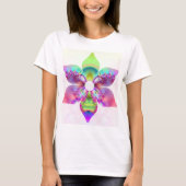 Fraktal Blume des Lebens T-Shirt (Vorderseite)