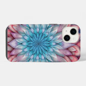 Fraktal Blume iPhone Hülle (Rückseite (Horizontal))