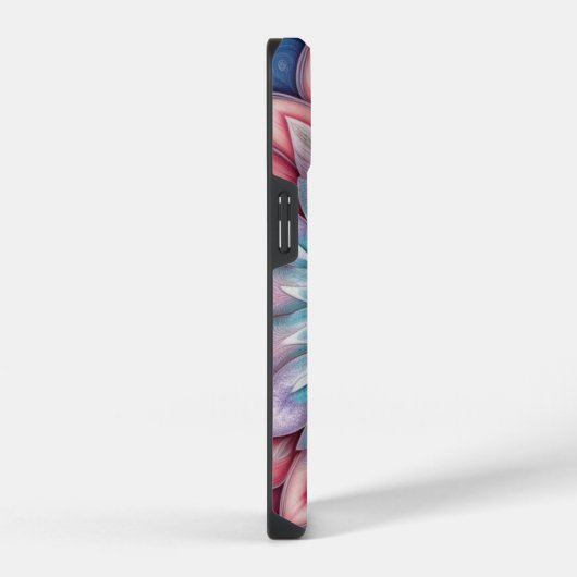 Fraktal Blume iPhone Hülle (Rechte Seite)