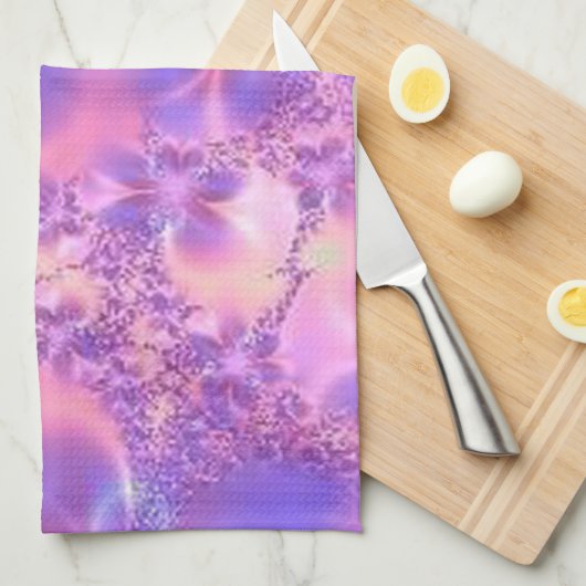 Fraktal Blume Küchentuch (Viertel Falte)