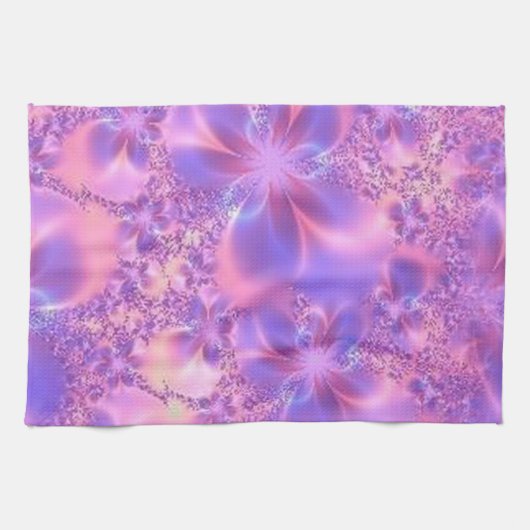 Fraktal Blume Küchentuch (Horizontal)