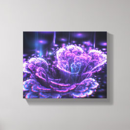 Fraktal Blume Leinwanddruck