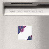 Fraktal Blume Magnet (In Situ (Geschirrspüler))