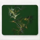 Fraktal-Blume Mousepad (Vorne)