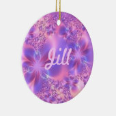 Fraktal Blume Name Ornament (Rechts)