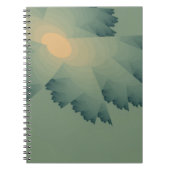 Fraktal Blume Notizblock (Vorderseite)