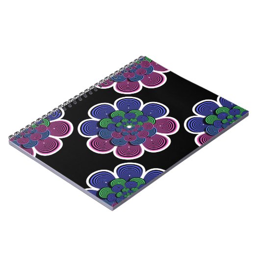 Fraktal Blume Notizblock (Linke Seite)
