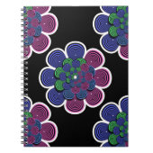Fraktal Blume Notizblock (Vorderseite)