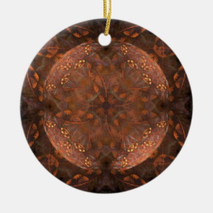 Fraktal Blume Ornament