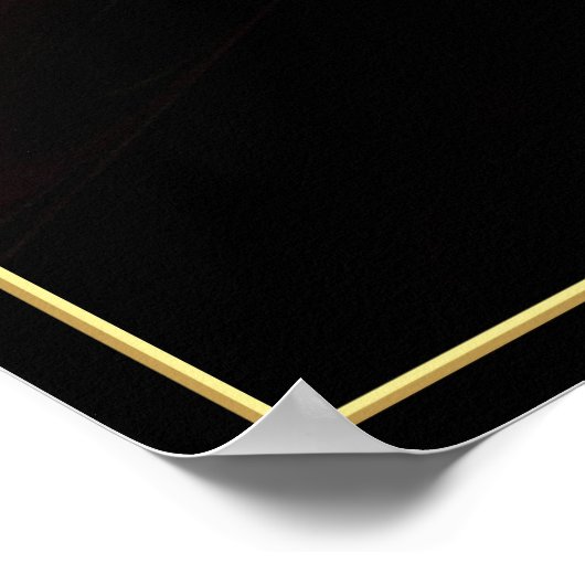 Fraktal Blume Poster (Ecke)