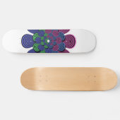 Fraktal Blume Skateboard (Horizontal)