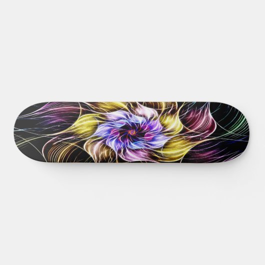 Fraktal Blume Skateboard (Horizontal)