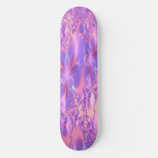 Fraktal Blume Skateboard (Vorderseite)