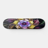 Fraktal Blume Skateboard (Horizontal)