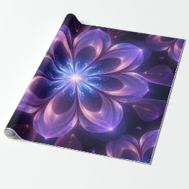 Fraktal Blume Wrapping Paper Geschenkpapier