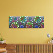 Fraktal Blume Zwei Leinwanddruck (Insitu (Wohnzimmer))