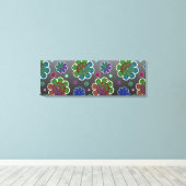 Fraktal Blume Zwei Leinwanddruck (Insitu (Holzboden))