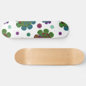 Fraktal Blume Zwei Skateboard (Horizontal)