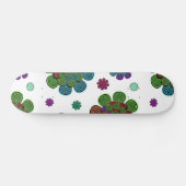 Fraktal Blume Zwei Skateboard (Horizontal)
