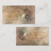 Fraktal-Blumenstrauß-Visitenkarte Visitenkarte (Vorne/Hinten)