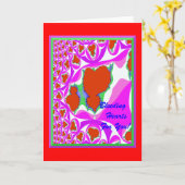 Fraktal Blutung Herzrhythmuskarte Karte (Gelbe Blume)