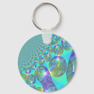 Fraktal Bubbles Schlüsselanhänger