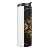 Fraktal Buntglas verziert Thermosbecher (Nach links gedreht)