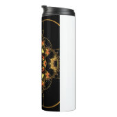Fraktal Buntglas verziert Thermosbecher (Nach rechts gedreht)