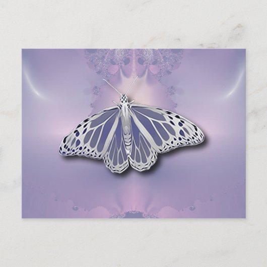 FRAKTAL BUTTERFLY POSTKARTE (Vorderseite)