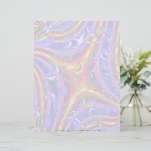 Fraktal C~02 Eigener Letterhead 02 - 8,5" x 11" (Stehend Vorderseite)