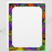 Fraktal C~14 Eigene Buchstaben 01 - 8,5" x 11" (Vorne/Hinten)