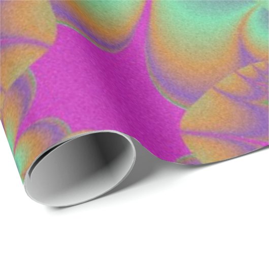 Fraktal Cactus Bloom Geschenkpapier (Rolleneckpunkt)