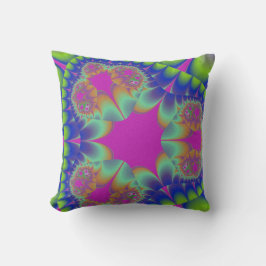 Fraktal Cactus Bloom Kissen