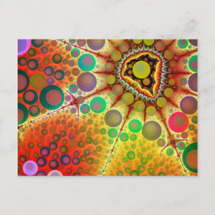 Fraktal Caldera Postkarte