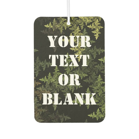 Fraktal Camouflage Autolufterfrischer (Vorderseite)