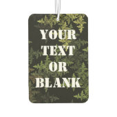 Fraktal Camouflage Autolufterfrischer (Rückseite)