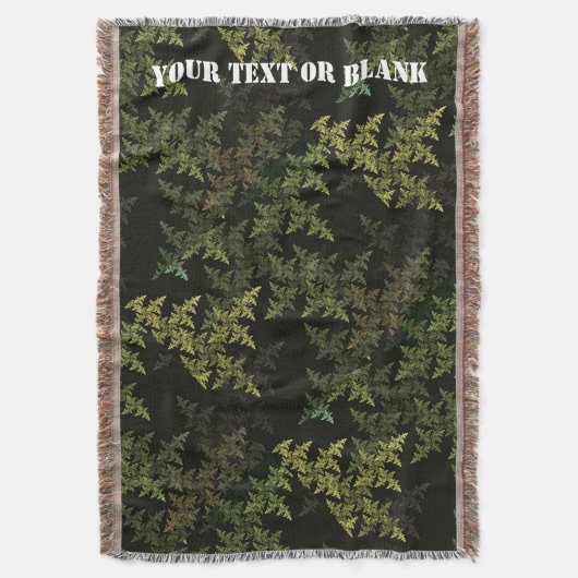 Fraktal Camouflage Decke (Vorderseite Vertikal)