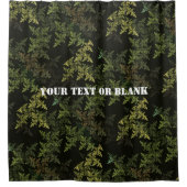 Fraktal Camouflage Duschvorhang (Vorderseite)