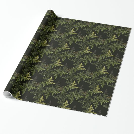 Fraktal Camouflage Geschenkpapier (Ungerollt)