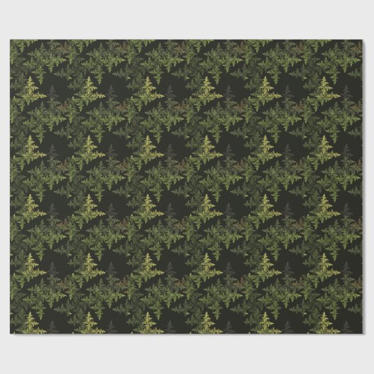 Fraktal Camouflage Geschenkpapier (Flach)