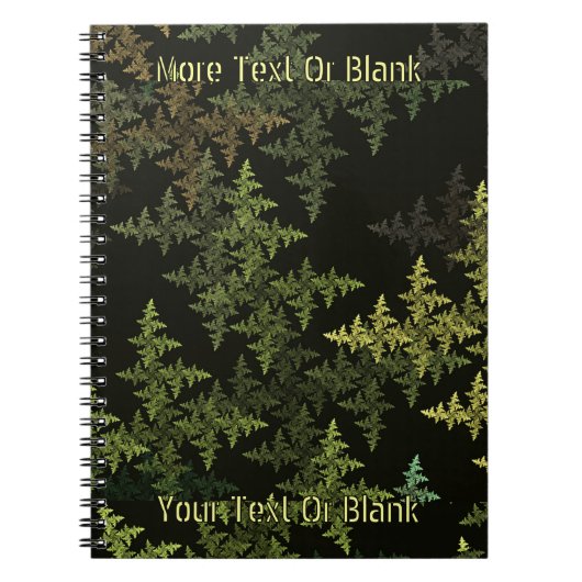 Fraktal Camouflage Notizblock (Vorderseite)