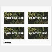 Fraktal Camouflage Rechteckiger Aufkleber (Blatt)