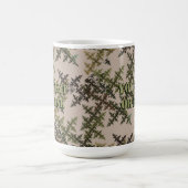 Fraktal Camouflage - Sommer Kaffeetasse (Mittel)