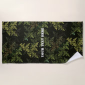 Fraktal Camouflage Strandtuch (Vorderseite)