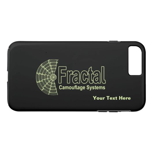 Fraktal Camouflage Systems Logo Case-Mate iPhone Hülle (Rückseite (Horizontal))