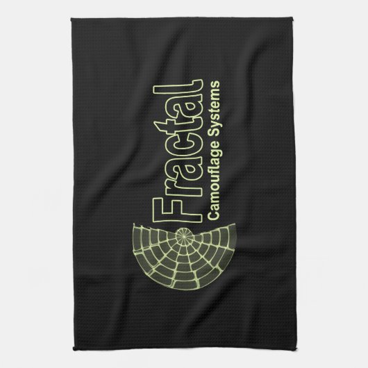 Fraktal Camouflage Systems Logo Handtuch (Vertikal)