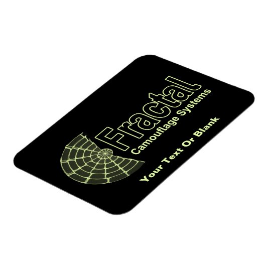 Fraktal Camouflage Systems Logo Magnet (Linke Seite)